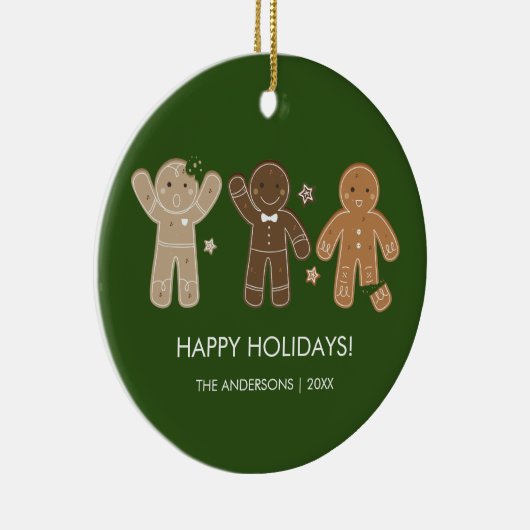 Gingerbrood Ornament voor feestdag keramische prod (Rechts)