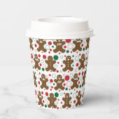 Gingerbrood Papierbeker Papieren Bekers (Achterkant)