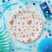 Gingerbrood Papieren Bordje (Feest)