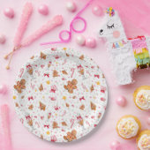 Gingerbrood Papieren Bordje (Feest)