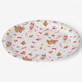 Gingerbrood Papieren Bordje (Gekanteld)