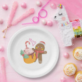 Gingerbrood Papieren Bordje (Feest)