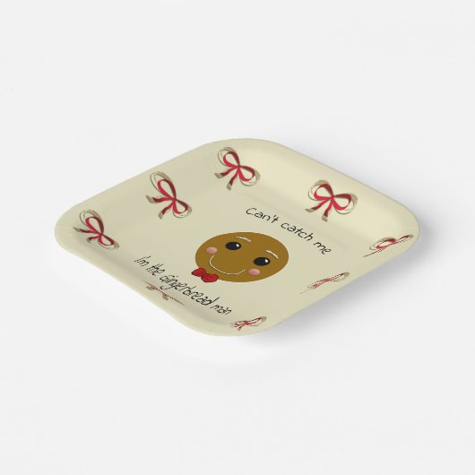 Gingerbrood Papieren Bordje (Gebogen)