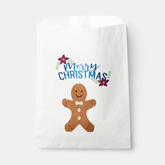 Gingerbrood Papieren zak Bedankzakje (Voorkant)