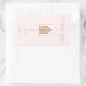 Gingerbrood Partij Dank u wel Rechthoekbokkers Rechthoekige Sticker (Tas)