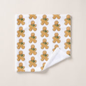 Gingerbrood Peronpatroonkeukenset Bad Handdoek (Wasdoekje)