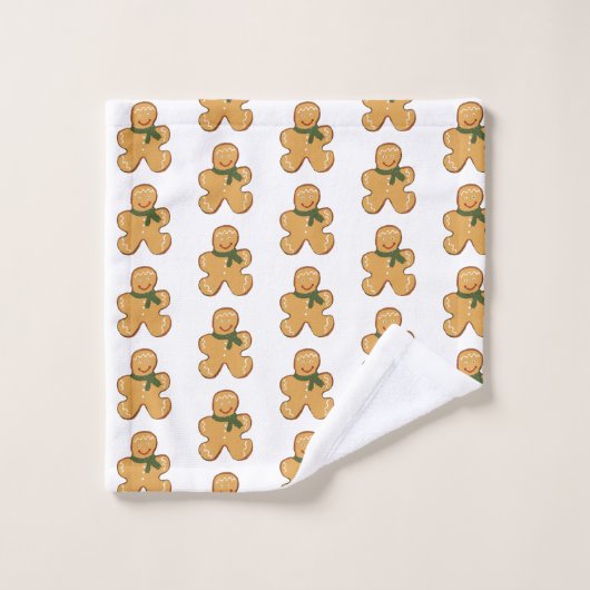 Gingerbrood Peronpatroonkeukenset Bad Handdoek (Wasdoekje)