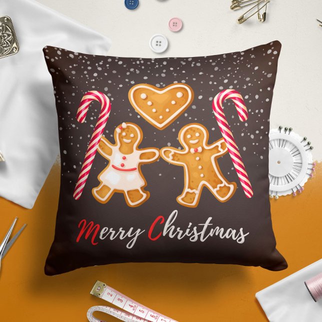 Gingerbrood Pillow | KerstSierkussen Kussen (Creator heeft geüpload)