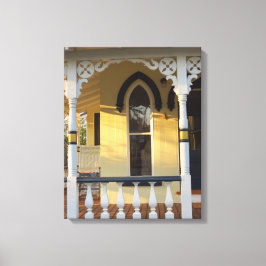 Gingerbrood Porch Glow - Martha's wijntuin Canvas Afdruk