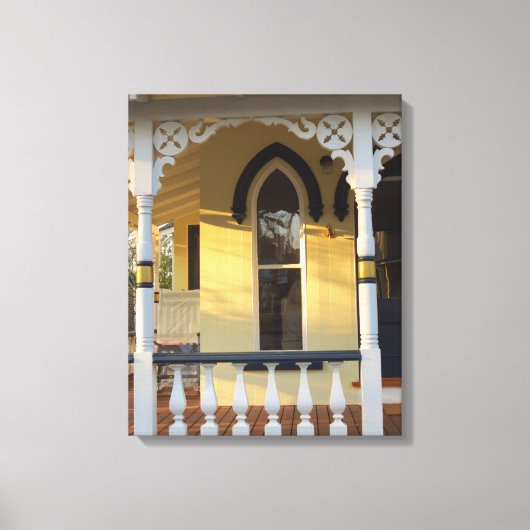 Gingerbrood Porch Glow - Martha's wijntuin Canvas Afdruk (Voorkant)