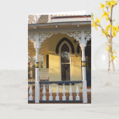 Gingerbrood Porch Glow - Martha's wijntuin Kaart (Gele Bloem)