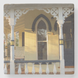 Gingerbrood Porch Glow - Martha's wijntuin Stenen Onderzetter