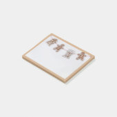 Gingerbrood Post-its Post-it® Notes (Schuin)