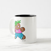 Gingerbrood Punk Tweekleurige Koffiemok (Voorkant links)