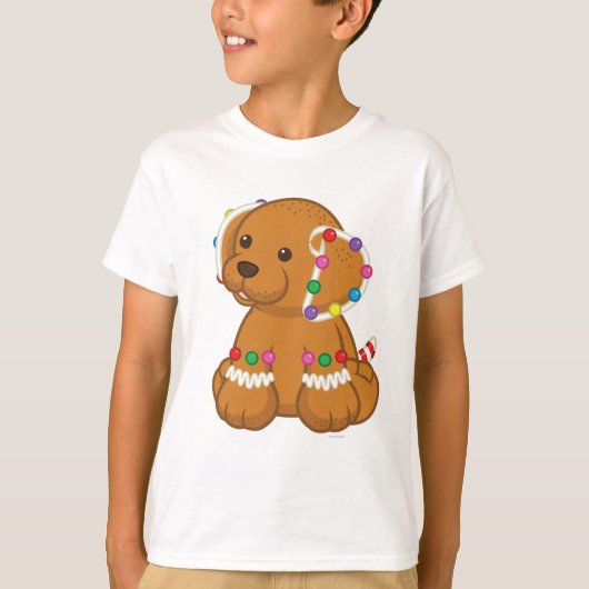 Gingerbrood Puppy T-shirt (Voorkant)