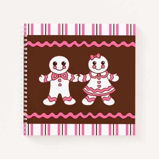 Gingerbrood Recipe Cookbook Notitieboek (Voorkant)