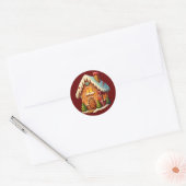 Gingerbrood Ronde Sticker (Envelop)