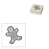 Gingerbrood Rubberstempel (Gestempeld)
