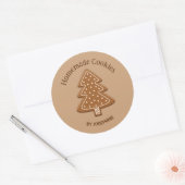 Gingerbrood - Shape Cookie - Homemade Cookies Ronde Sticker (Envelop)