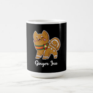 Gingerbrood shiba inu   Dog gift voor kerstmis Magische Mok