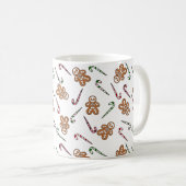 Gingerbrood Skeleton Man Koffiemok (Voorkant rechts)