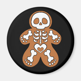 Gingerbrood Skeleton Man Magneet