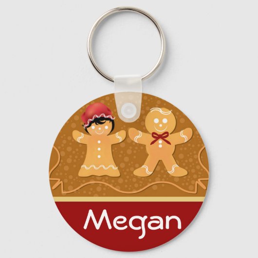 Gingerbrood Sleutelhanger (Voorkant)