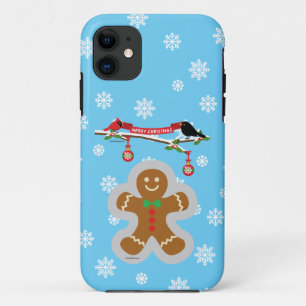 Gingerbrood, sneeuwvlokken en vogels Case-Mate iPhone case
