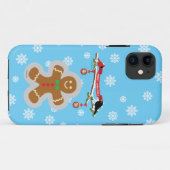 Gingerbrood, sneeuwvlokken en vogels Case-Mate iPhone case (Achterkant (horizontaal))