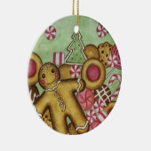 Gingerbrood Snoep Cookie Ornament (Rechts)