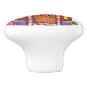 Gingerbrood Snoep House Drawer Pull Knob Keramische Knop (Zijkant)