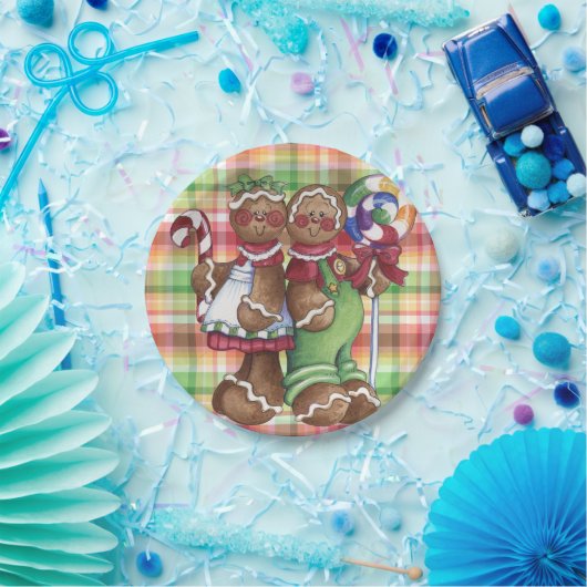 Gingerbrood Snoep Kooppapier Bord (Feest)