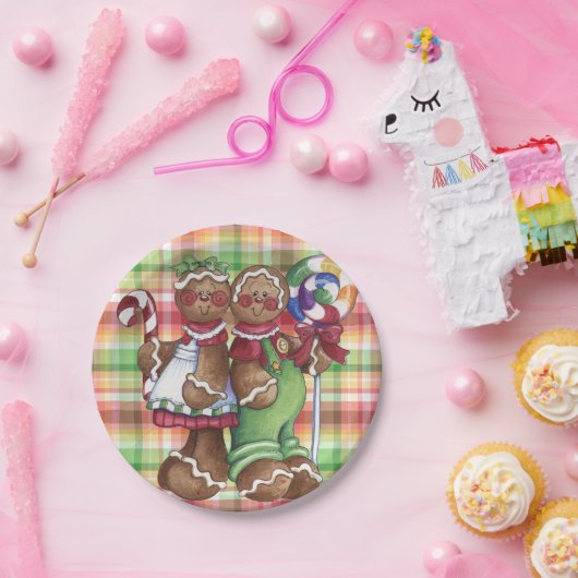 Gingerbrood Snoep Kooppapier Bord (Feest)