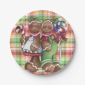 Gingerbrood Snoep Kooppapier Bord (Voorkant)