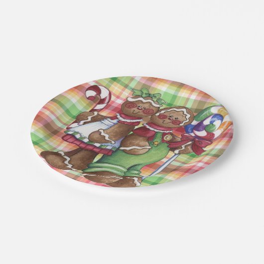 Gingerbrood Snoep Kooppapier Bord (Gekanteld)