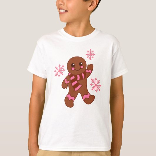 Gingerbrood Snowflake T-Shirt (Voorkant)