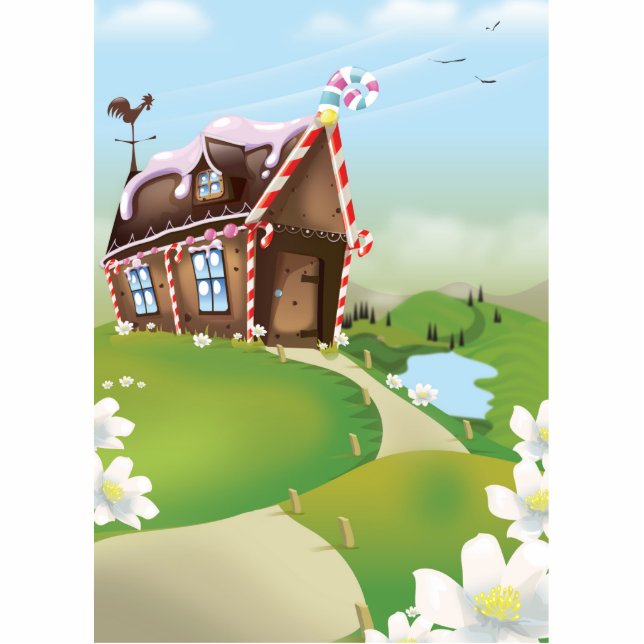 Gingerbrood Staand Fotobeeldje (Voorkant)