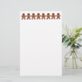 Gingerbrood Stationery Briefpapier (Staand voorkant)