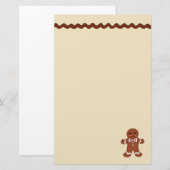 Gingerbrood Stationery Briefpapier (Voorkant / Achterkant)