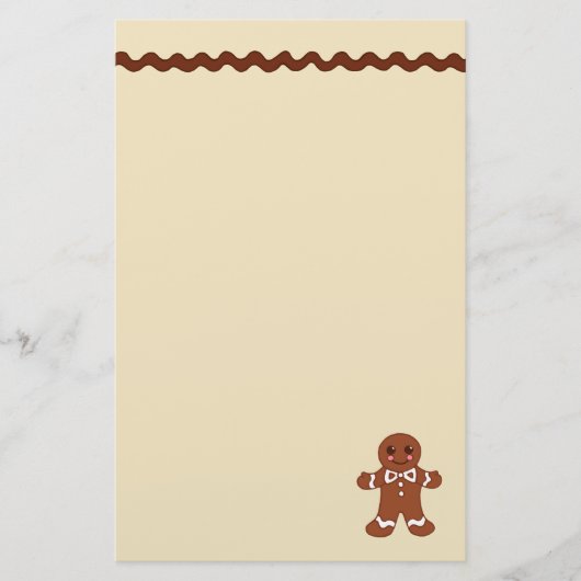 Gingerbrood Stationery Briefpapier (Voorkant)