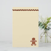 Gingerbrood Stationery Briefpapier (Staand voorkant)