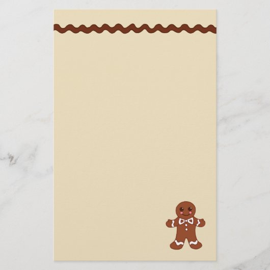 Gingerbrood Stationery Briefpapier (Voorkant)