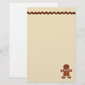 Gingerbrood Stationery Briefpapier (Voorkant / Achterkant)