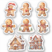 Gingerbrood Sticker (Voorkant)