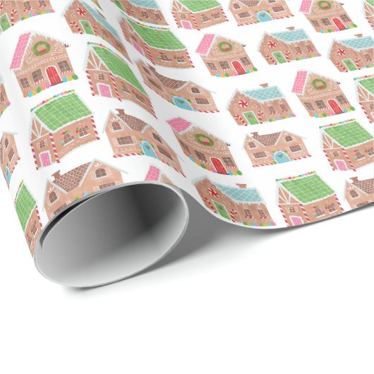 Gingerbrood Street Cadeaupapier (Rol Hoek)