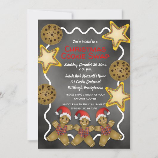 Gingerbrood | Swap voor Kerstkerst in SwapA Kaart (Voorkant)