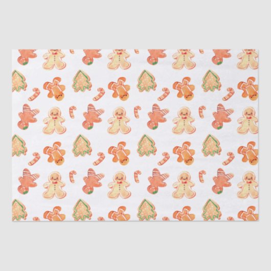 Gingerbrood Tissuepapier (Voorkant)