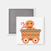 GingerBrood Train Magneet (Voorkant / Achterkant)