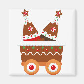 GingerBrood Train Magneet (Voorkant)