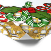 Gingerbrood Trio met Grens Poster (Hoek)